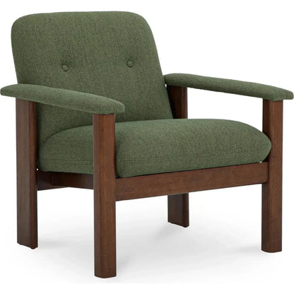 Parker Performance Wood Lounge Armchair-Lounge Chairs-Moe's Home-LOOMLAN