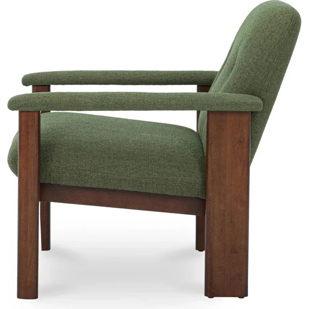 Parker Performance Wood Lounge Armchair-Lounge Chairs-Moe's Home-LOOMLAN