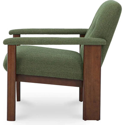 Parker Performance Wood Lounge Armchair-Lounge Chairs-Moe's Home-LOOMLAN