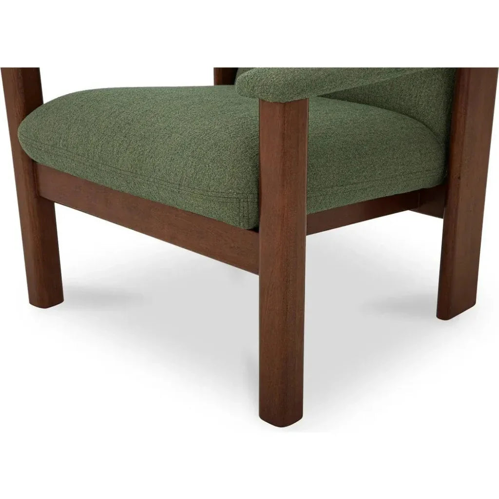 Parker Performance Wood Lounge Armchair-Lounge Chairs-Moe's Home-LOOMLAN