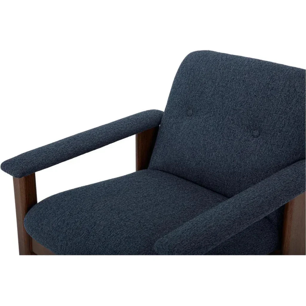 Parker Performance Wood Lounge Armchair-Lounge Chairs-Moe's Home-LOOMLAN