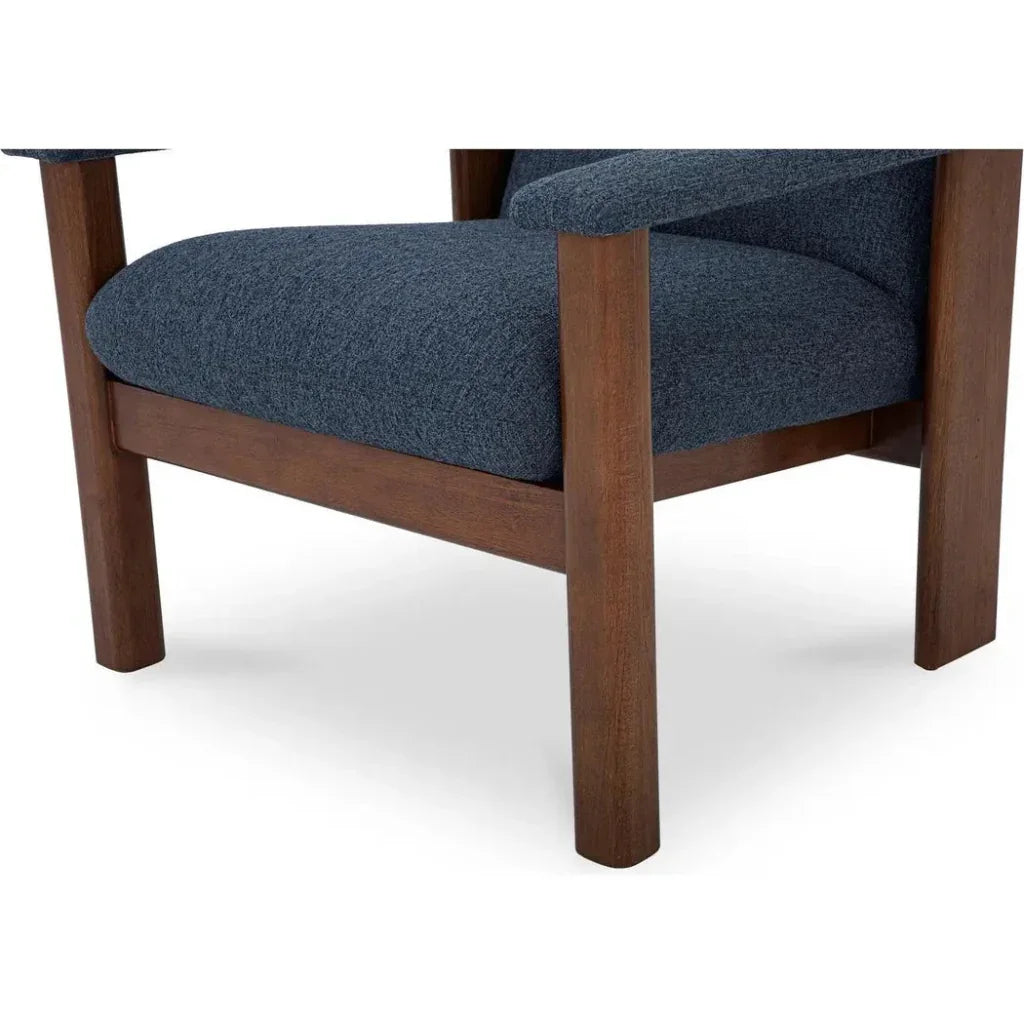 Parker Performance Wood Lounge Armchair-Lounge Chairs-Moe's Home-LOOMLAN