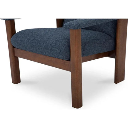 Parker Performance Wood Lounge Armchair-Lounge Chairs-Moe's Home-LOOMLAN