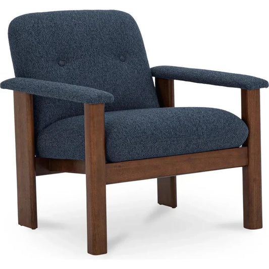 Parker Performance Wood Lounge Armchair-Lounge Chairs-Moe's Home-LOOMLAN