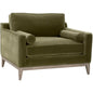 Parker Post Wood Olive Modern Sofa Chair - LOOMLAN - Essentials For Living - Sofas & Loveseats