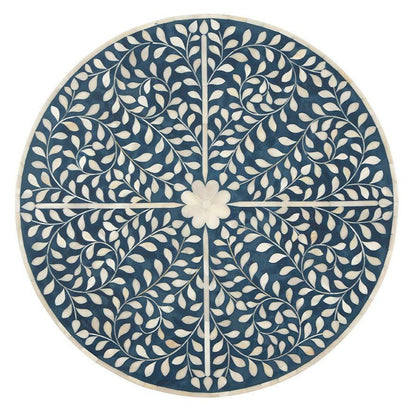 Parkview Stylish Blue Round Coffee Table - LOOMLAN - Coffee Tables