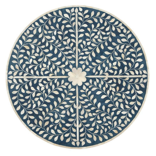 Parkview Stylish Blue Round Coffee Table - LOOMLAN - Coffee Tables