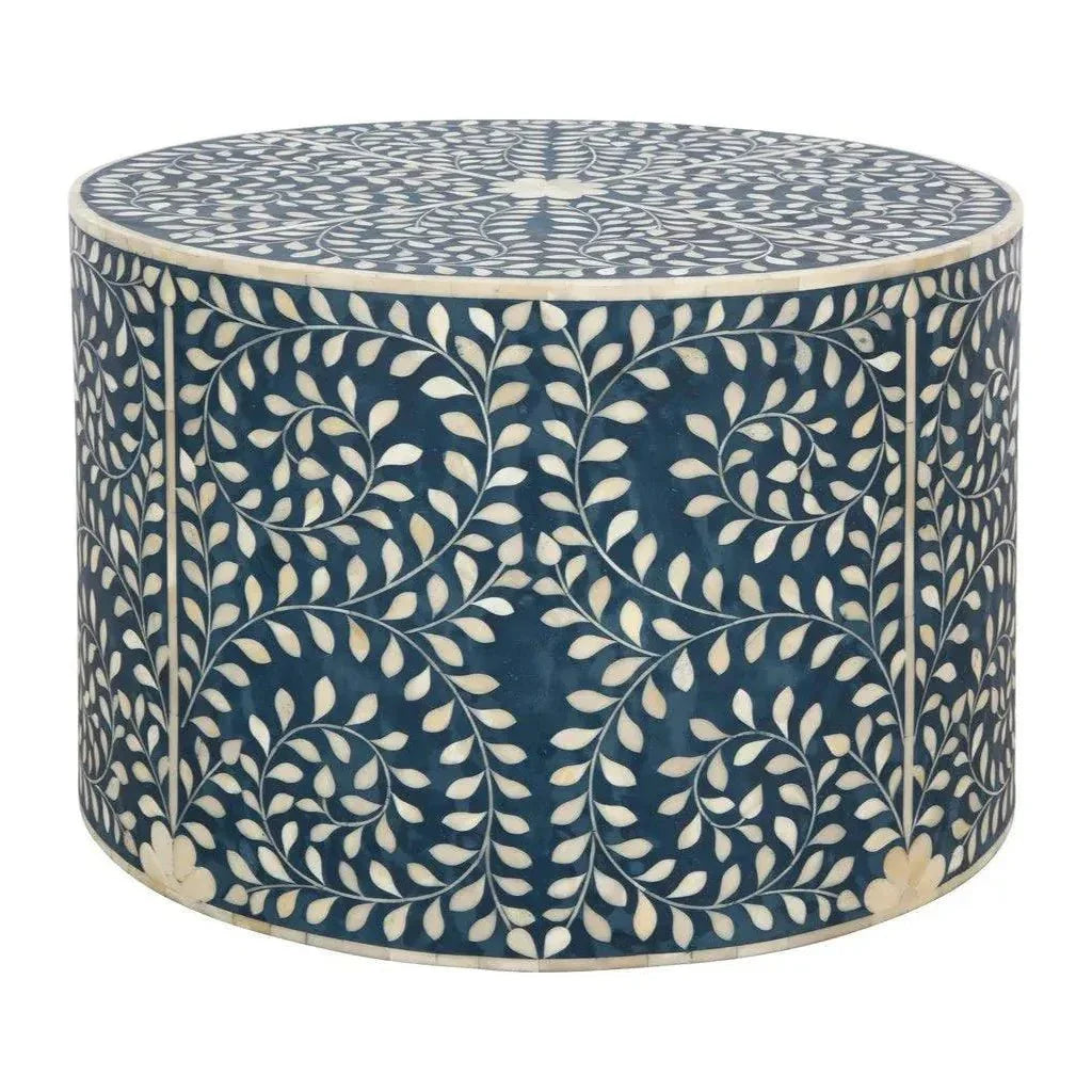 Parkview Stylish Blue Round Coffee Table - LOOMLAN - Coffee Tables