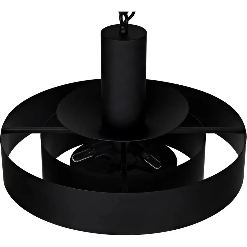 Parlor Black Steel Pendant - LOOMLAN - Noir - Pendants