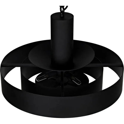 Parlor Black Steel Pendant - LOOMLAN - Noir - Pendants