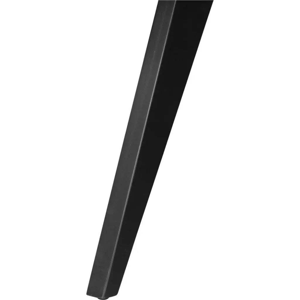 Parq Wood Black Oval Dining Table-Dining Tables-Moe's Home-LOOMLAN