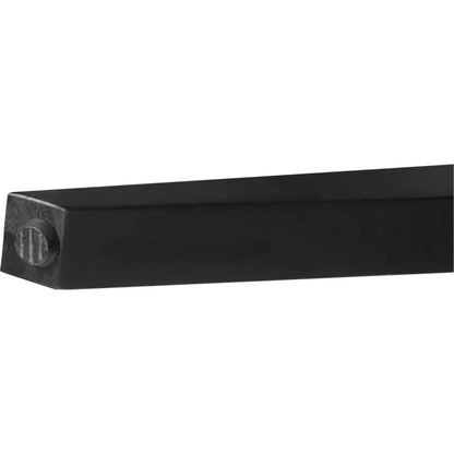 Parq Wood Black Oval Dining Table-Dining Tables-Moe's Home-LOOMLAN