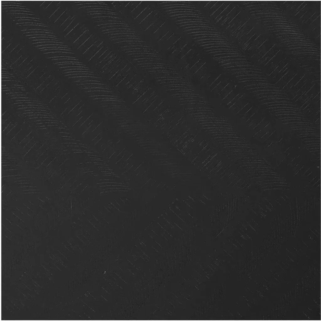 Parq Wood Black Oval Dining Table-Dining Tables-Moe's Home-LOOMLAN