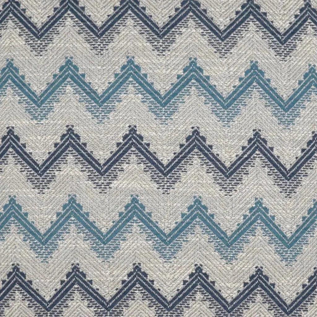 Parquet Blue Chevron Blue Large Throw Pillow Insert - LOOMLAN - D.V. Kap - Throw Pillows