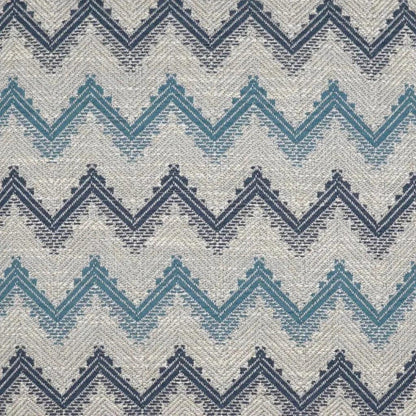 Parquet Blue Chevron Blue Large Throw Pillow Insert - LOOMLAN - D.V. Kap - Throw Pillows