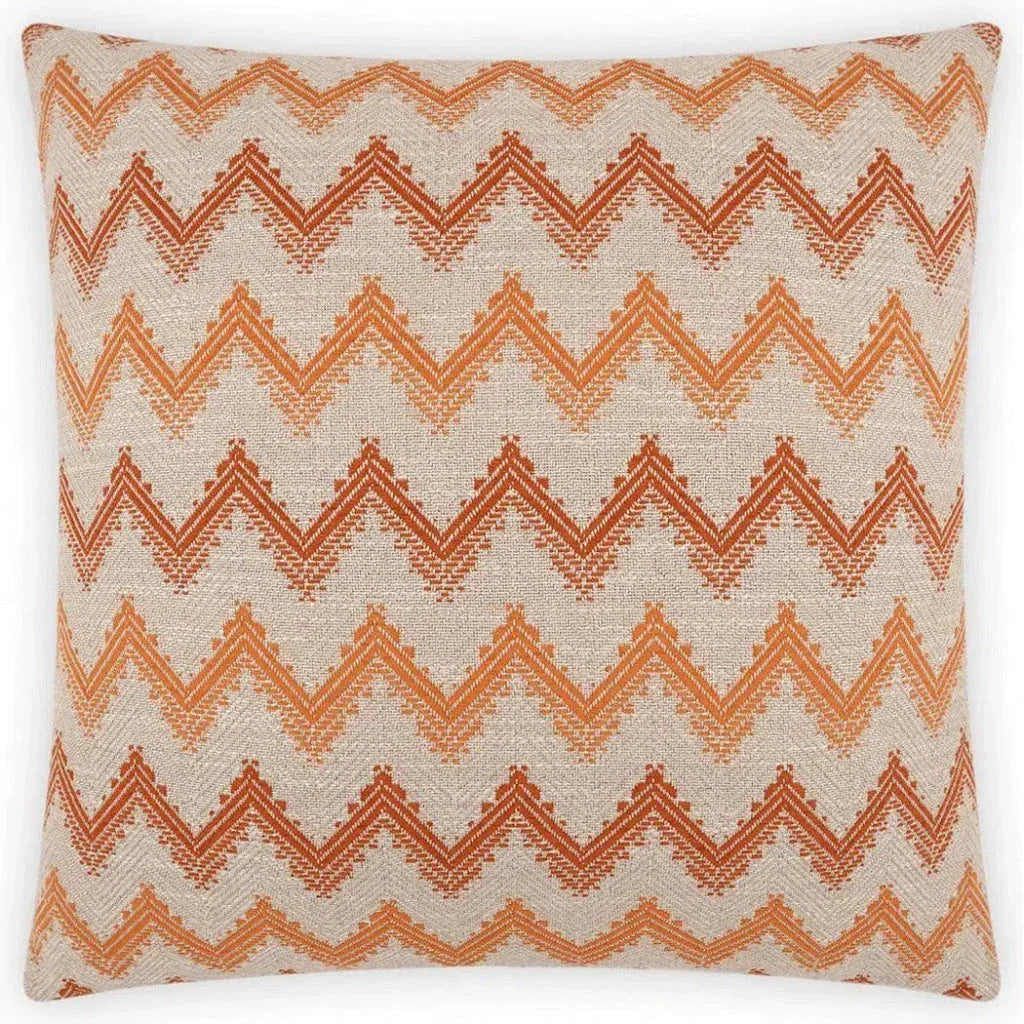 Parquet Paprika Red Throw Pillow With Insert - LOOMLAN - D.V. Kap - Throw Pillows