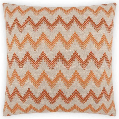 Parquet Paprika Red Throw Pillow With Insert - LOOMLAN - D.V. Kap - Throw Pillows