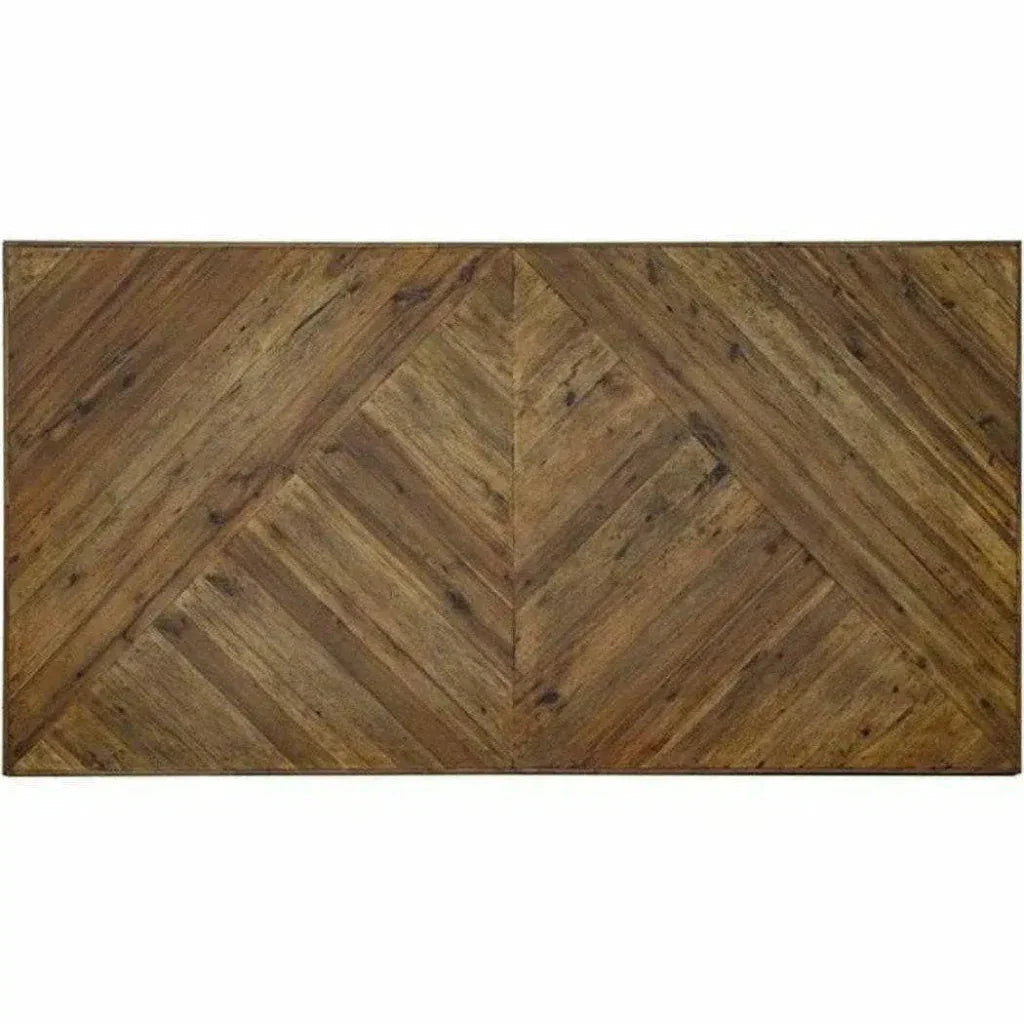 Parquet Round Dining Table for 4 or 6-Dining Tables-Moe's Home-LOOMLAN