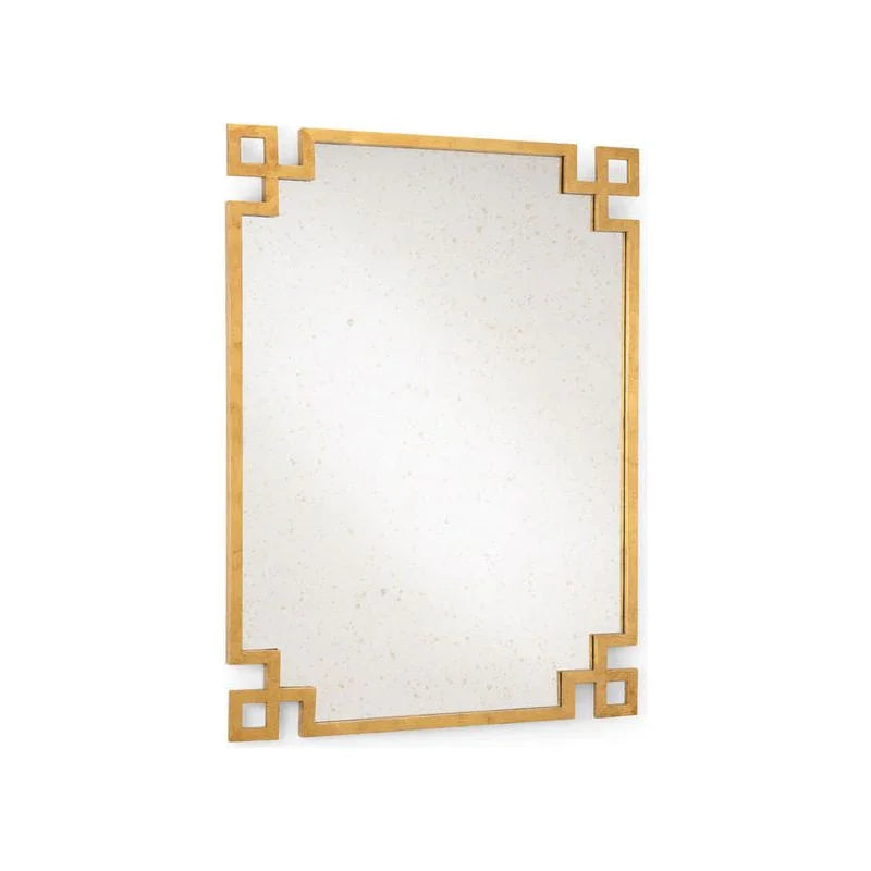 Parquetry Iron Framed Wall Mirror - LOOMLAN - Chelsea House - Wall Mirrors