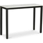 Parson Marble & Iron White Sofa Table - LOOMLAN - Moe's Home - Console Tables