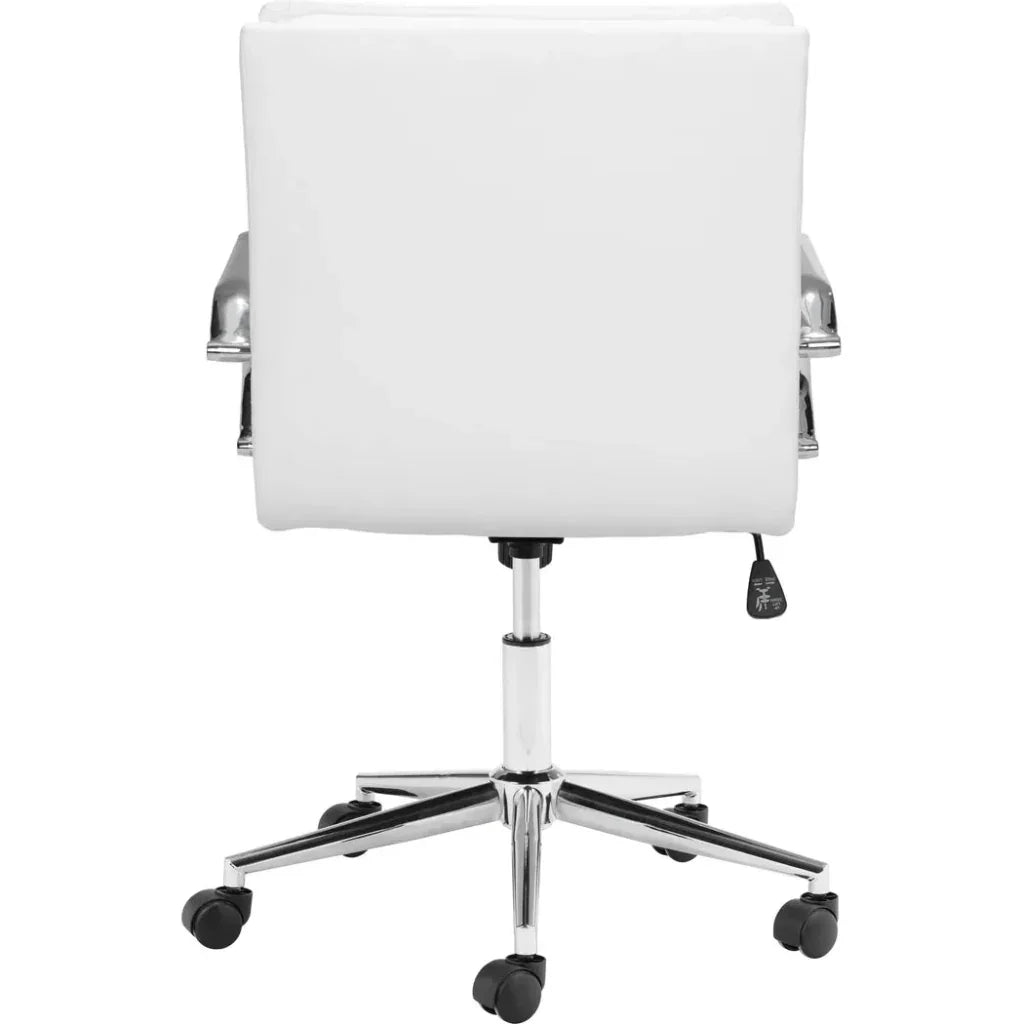 Partner Office Chair White-Office Chairs-Zuo Modern-LOOMLAN