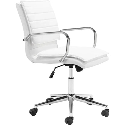 Partner Office Chair White-Office Chairs-Zuo Modern-LOOMLAN