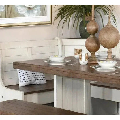 Pasadena Counter Height Breakfast Nook Dining Set-Dining Table Sets-Sunny D-LOOMLAN