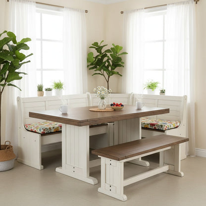 Pasadena Counter Height Breakfast Nook Dining Set-Dining Table Sets-Sunny D-LOOMLAN