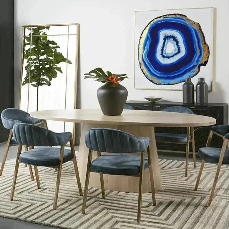 Pasadena Floor Mirror - Brass With Iron-Floor Mirrors-SUNPAN-LOOMLAN