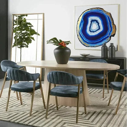 Pasadena Floor Mirror - Brass With Iron-Floor Mirrors-SUNPAN-LOOMLAN