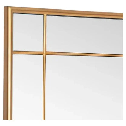Pasadena Floor Mirror - Brass With Iron-Floor Mirrors-SUNPAN-LOOMLAN