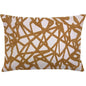 Pasha Caramel Handmade Outdoor Pillow-Outdoor Pillows-Earnest Collection-20"x13" Lumbar-LOOMLAN