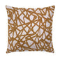 Pasha Caramel Handmade Outdoor Pillow-Outdoor Pillows-Earnest Collection-20" Square-LOOMLAN