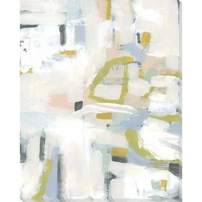 Pastel Abstract Indoor Outdoor Wall Art - LOOMLAN - LOOMLAN - Canvas Art