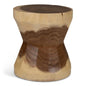 Patcharee Natural Solid Chamcha Wooden Side Table - LOOMLAN - Urbia - Side Tables