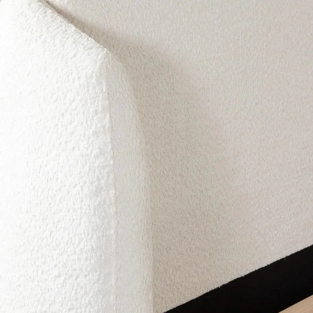 Path White Low Profile Bed Frame - LOOMLAN - Diamond Sofa - Beds