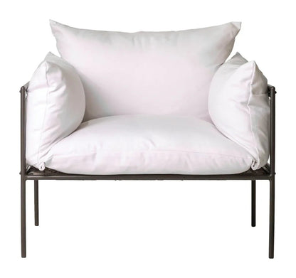 Patinero Aluminum Charcoal Satin Patio Lounge Chair-Outdoor Lounge Chairs-Seasonal Living-LOOMLAN