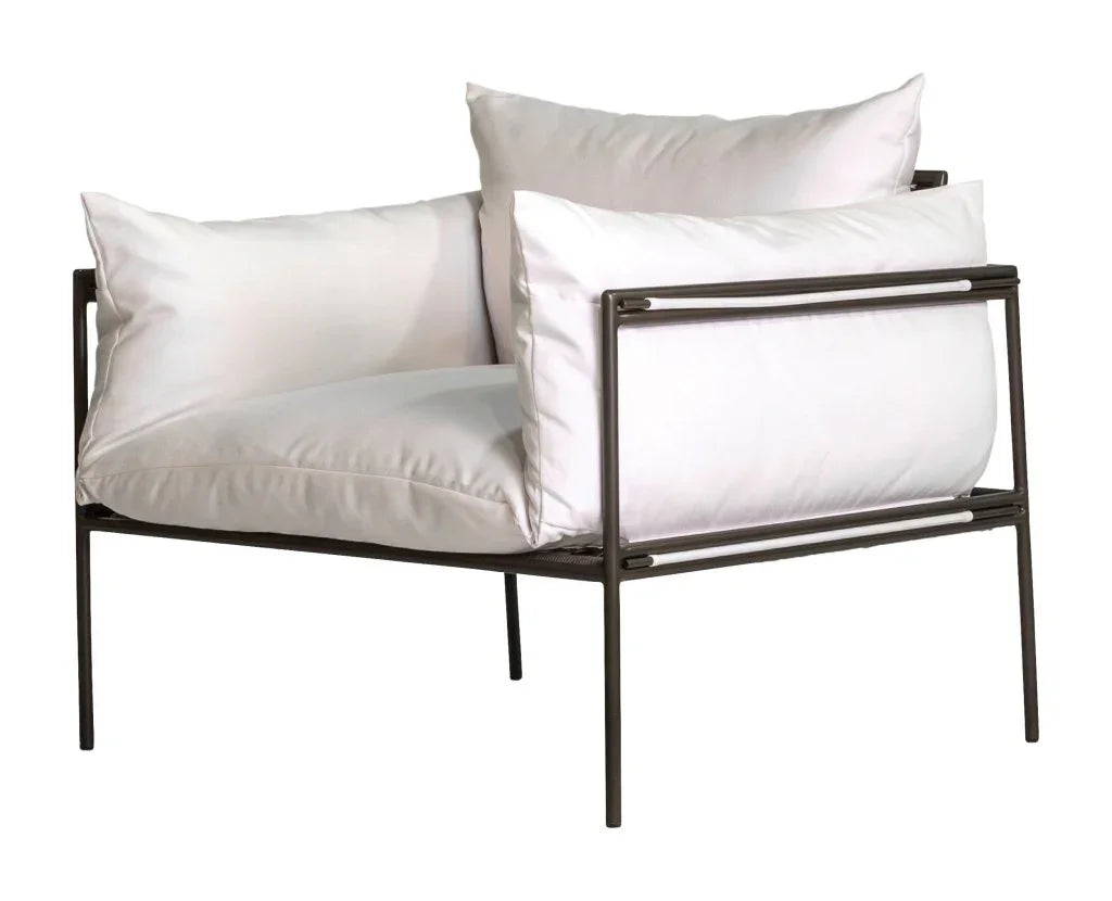 Patinero Aluminum Charcoal Satin Patio Lounge Chair-Outdoor Lounge Chairs-Seasonal Living-LOOMLAN