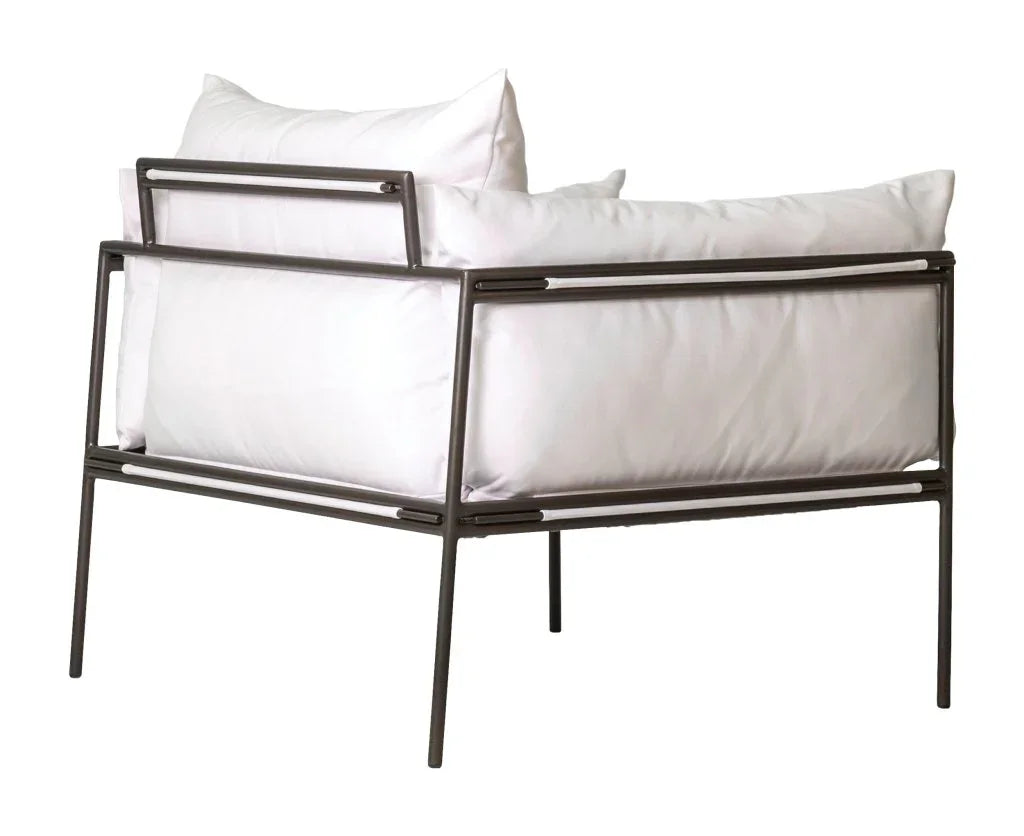 Patinero Aluminum Charcoal Satin Patio Lounge Chair-Outdoor Lounge Chairs-Seasonal Living-LOOMLAN