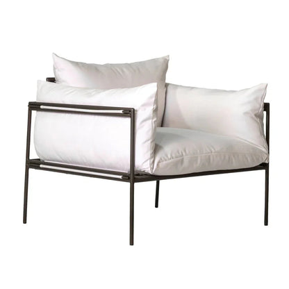 Patinero Aluminum Charcoal Satin Patio Lounge Chair-Outdoor Lounge Chairs-Seasonal Living-LOOMLAN