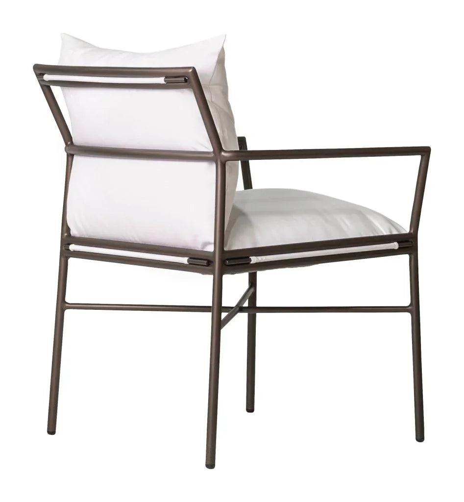 Patinero Aluminum Patio Dining Arm Chair (Set Of 2)-Outdoor Dining Chairs-Seasonal Living-LOOMLAN