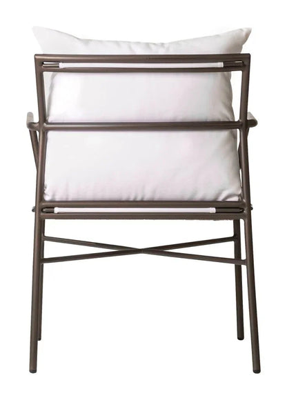 Patinero Aluminum Patio Dining Arm Chair (Set Of 2)-Outdoor Dining Chairs-Seasonal Living-LOOMLAN