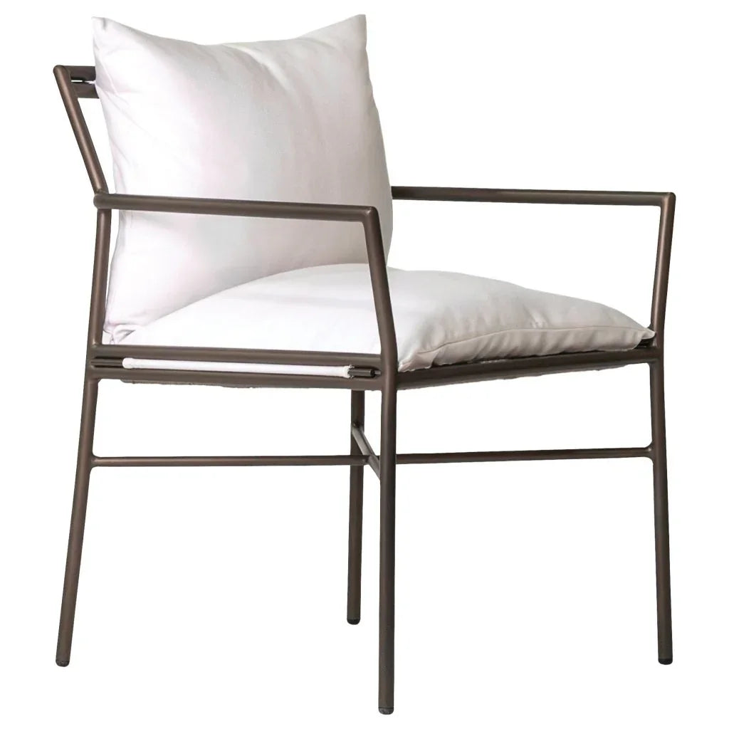 Patinero Aluminum Patio Dining Arm Chair (Set Of 2)-Outdoor Dining Chairs-Seasonal Living-LOOMLAN