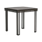 Patinero Charcoal Satin Finish Patio Side Table - LOOMLAN - Seasonal Living - Outdoor Side Tables