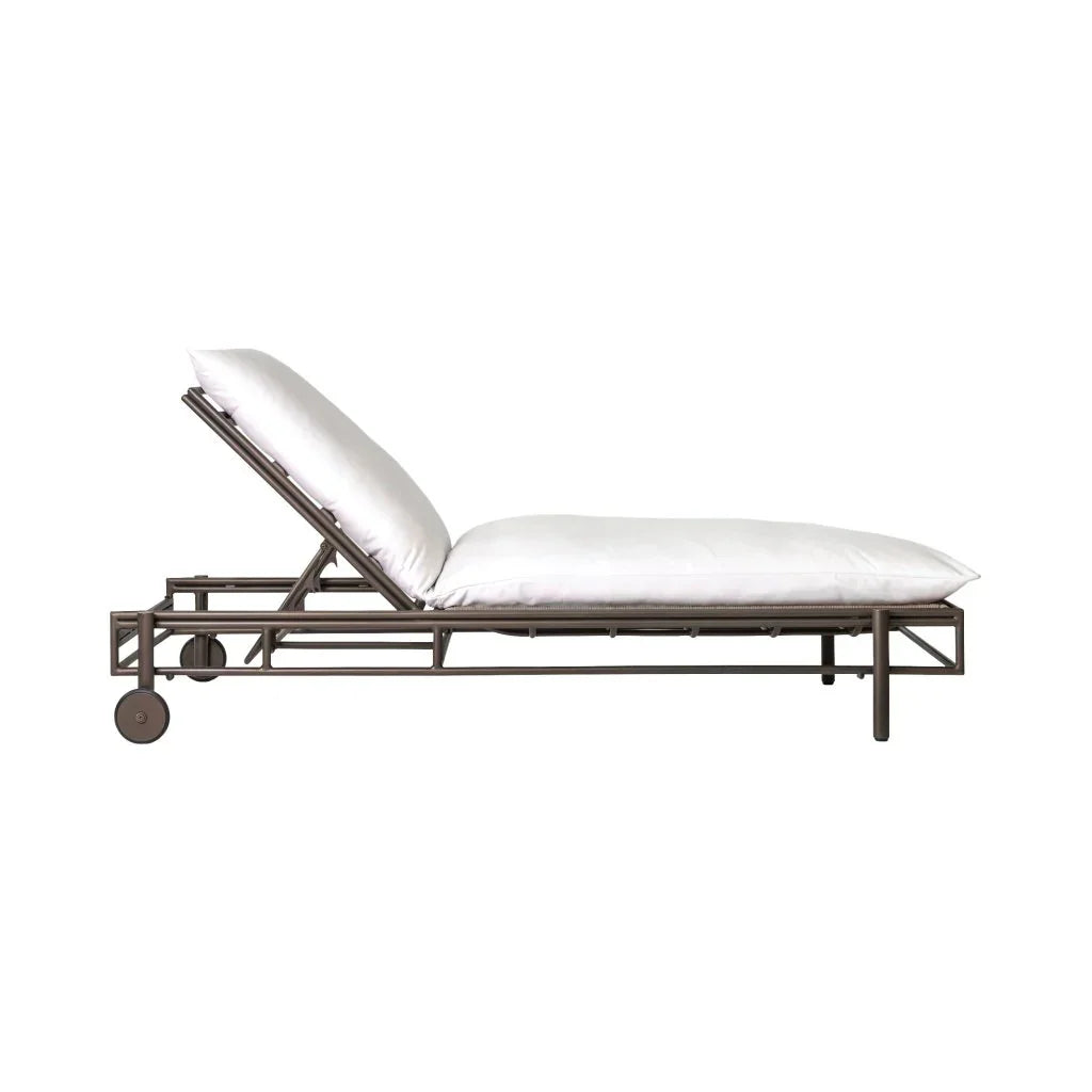 Patinero Charcoal Satin Patio Pool Chaise (Set Of 2)-Outdoor Chaises-Seasonal Living-LOOMLAN
