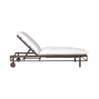 Patinero Charcoal Satin Patio Pool Chaise (Set Of 2)-Outdoor Chaises-Seasonal Living-LOOMLAN