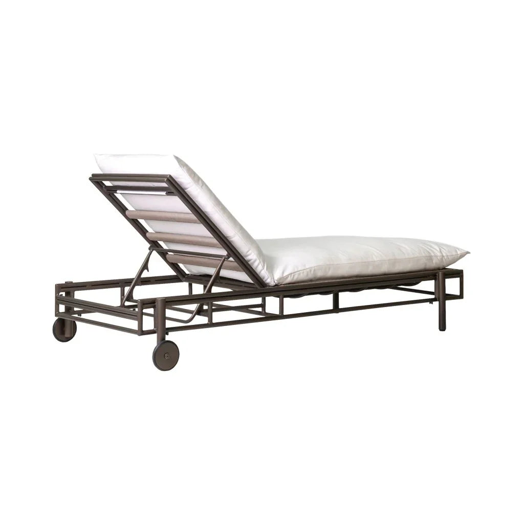 Patinero Charcoal Satin Patio Pool Chaise (Set Of 2)-Outdoor Chaises-Seasonal Living-LOOMLAN