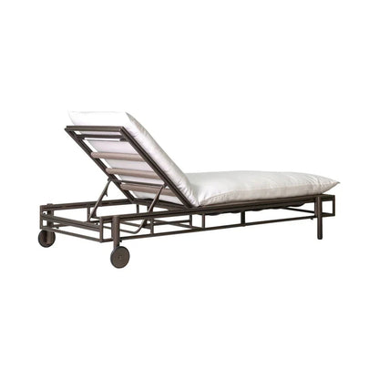 Patinero Charcoal Satin Patio Pool Chaise (Set Of 2)-Outdoor Chaises-Seasonal Living-LOOMLAN