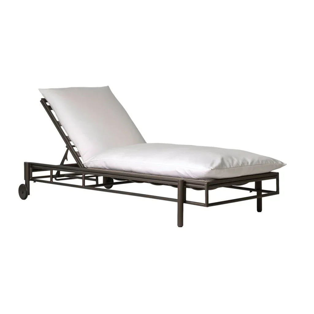 Patinero Charcoal Satin Patio Pool Chaise (Set Of 2)-Outdoor Chaises-Seasonal Living-LOOMLAN