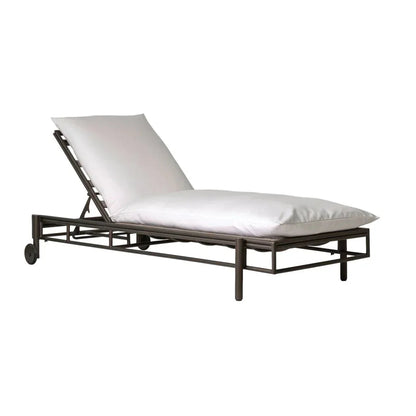 Patinero Charcoal Satin Patio Pool Chaise (Set Of 2)-Outdoor Chaises-Seasonal Living-LOOMLAN